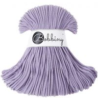 These beautiful Bobbiny cords are made in Poland from 100% recycled cottons and are non-toxic, certified safe for children, pets and around food, and meet certified worldwide textile standards. 3mm Diameter 100 metres Length Recommended for use with 8-10mm crochet or knitting needles. Cotton inner and outer layers, per