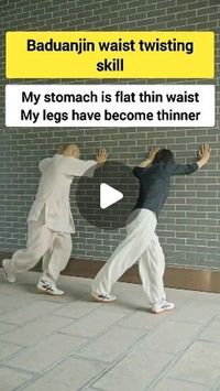 Taichi Aretues on Instagram: "Twist the wall and turn, whoever practices it will lose weight! #stomach #weightloss #fatloss #helpfultips #healthandwellness"