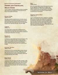 The Grinning Wyrm D&D — A brief foraging supplement for deserts and...