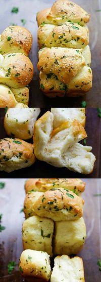 Pull Apart Garlic Bread – homemade pull apart garlic bread recipe that is easy, fool proof and yields the softest and best garlic bread ever