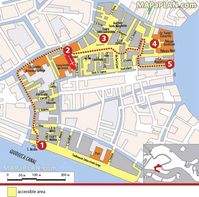 Venice maps - Top tourist attractions - Free, printable city street map - MapaPlan.com