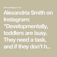 Alexandria Smith on Instagram: "Developmentally, toddlers are busy.

They need a task, and if they don’t have one, they will find one ☺️. When I began creating a morning time basket to leave out for my toddler to explore in the morning, both he and I were happier, and the mornings become much more peaceful
Here’s how I build a morning time basket:

🧺something to read
🧺something to build
🧺something to imagine with
🧺something to tinker with
🧺something to create

I switch these out weekly for different items we have around the house already. 

Tips: keep the basket out for a couple of hours in the AM then put it away for the rest
of the day so that it feels exciting and  special each morning. I think it’s also really helpful to put out a limited amount of toys in general, that way they d