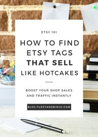 Find Etsy Tags that Sell - Alright. Raise your hand if you have no freakin’ clue what SEO is or how to use it. Today we're going to to find the perfect Etsy tags for your shop!