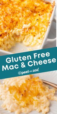 This homemade gluten free mac and cheese features a rich, velvety, creamy sauce and takes just 40 minutes from start to finish. Perfect for busy weeknights or family gatherings.