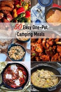 This collection of one-pot camping recipes includes a delicious variety of simple meals that require few utensils and ingredients, but deliver BIG on flavor. #camping #campingrecipe #rvliving #camingmeals | alittleandalot.com