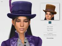 Victorian Top Hat v1 | Patreon