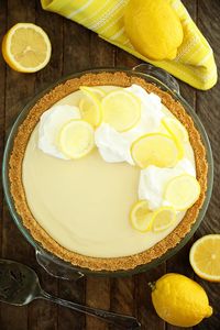 This Easy Lemon Cream Pie, also known as lemon icebox pie, is a lemon twist on the key lime classic. It is a quick, easy, cool, tart, and tangy dessert.