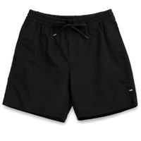 Nwt Vans Primary Volley Ii 17" Men's Board Shorts In Black. The Primary Volley Ii Is A Cotton Nylon Volley Short With Polyester Mesh Lining. The Elastic Waist Offers A Comfortable Fit, And The Solid Colorway Provides Classic Appeal That Never Goes Out Of Style. This Traditional Volley Short Also Features Side Entry Hand Pockets, A Back Welt Pocket With A Zip Closure, A Side Vent At The Hem, And A Woven Label At The Side Seam. Shell: 60% Cotton, 40% Nylon Lining: 100% Polyester Mesh Elastic Waist