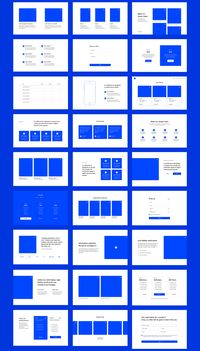 The Dot. Ready-to-go UI wireframe pack on Behance