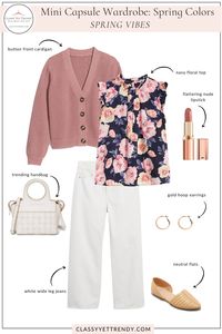 Spring Colors Mini Capsule Wardrobe (Budget Buys Under $50) - Classy Yet Trendy