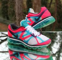 Nike Air Max+ 2012 Women’s 487679-114 White Blue Pink Running Shoes Size 8.5 #Nike #RunningShoes