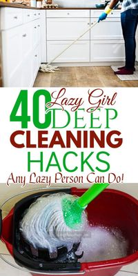 Discover 40 lazy girl deep cleaning hacks you can do at home. Learn easy and effective tips and tricks to tackle dirt and grime with minimal effort, keeping your living space sparkling clean without the hassle!