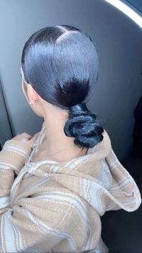 SWOOP PONYTAIL| PONYTAIL| PONYTAILS 2023| MIDDLE PART PONYTAILS| BRAIDED PONYTAIL| SLICK PONYTAIL|