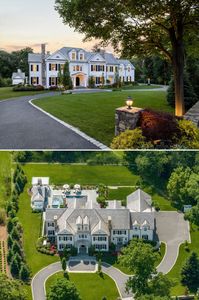 Sited on coveted Hemlock Hill Road in New Canaan, Connecticut, this magnificent home features elegant Colonial architecture.