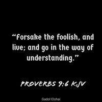 Proverbs 9:6