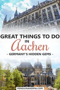 There are some beautiful cities in Germany that are often missed. Aachen, close to the Dutch and Belgian border is one of these hidden gems. We share some of the best things to do in Aachen and give you restaurant tips to make your Aachen trip perfect! #aachen #germany #europetravel #traveltips #hiddengems #citytrip