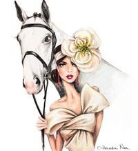 #Springtime #Horses #Flowers @alexandra_nea| Be Inspirational ❥|Mz. Manerz: Being well dressed is a beautiful form of confidence, happiness & politeness