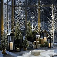 LED Birch Trees – Outdoor Space Designs