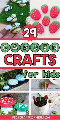 Spring is a great time to introduce your kids to gardening. These fun garden crafts for kids will get them excited about watching things grow! From DIY garden rocks to painted flower pots, these spring crafts are perfect for kids of all ages. Gardening helps develop important skills in children such as responsibility, patience, and an appreciation for nature.