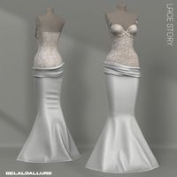 Belaloallure_Timeless elegance wedding dress cc collection | Patreon