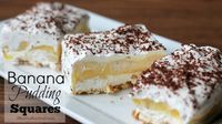 Banana Pudding Squares #recipe