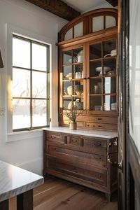 Organize in Style: Farmhouse Kitchen Hutch Ideas - Quiet Minimal