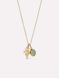 Gold Charm Necklace - Ocean | Ana Luisa Jewelry