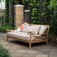 Read reviews and buy Chester Teak Daybed with Cushion - Beige Cambridge Casual at Target. Choose from contactless Same Day Delivery, Drive Up and more.