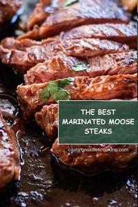 Moose steaks, for those of you who don’t know, are some of the most prime cuts of meat on any animal. Anyone who has ever partaken in any moose dishes would agree!