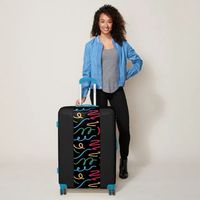 Colorful Pattern Luggage | Zazzle