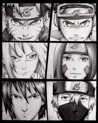 Team Kakashi and Team Minato