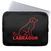 Labrador Dog, Labrador Retriever, Red Lab Laptop Sleeve | Zazzle