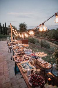 Cosmic Inspired Destination Wedding Barcelona With Epic Dessert Table & Outdoor Woodland Ceremony With Pampas Grass Planning Paloma Cruz Images Pablo Laguia