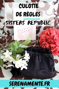 Découvrez vite mon avis et mon test sur les culottes de règles Sisters Republic ! Une culotte de règles avec une composition très clean. #culottederègles #culottesderègles #sistersrepublic #culottedereglesavis #sistersrepublicavis