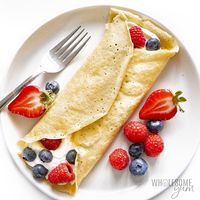 Keto Crepes With Almond Flour (Soft & Flexible) - Wholesome Yum