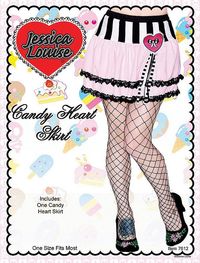 Skirt Candy heart Costume Intended for adult novelty One size fits most