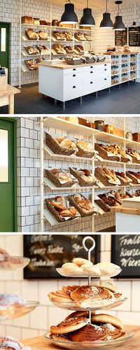 No anonymous plastic bags in here. Instead, rattan baskets show off all the lovingly-baked goods in the most tempting way. The art of baking turns into the art of display. And customers become bread connoisseurs.