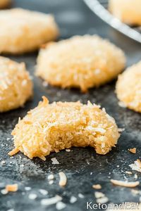 3-Ingredient Keto Coconut Cookies (No-Bake!)