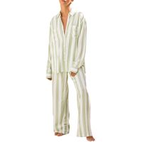 PRICES MAY VARY. Material:Women Y2k stripe floral fruit print 2 piece pajama lounge set,2 piece pajamas set long sleeve shirt pants set is made of high-quality polyester&cotton. soft, lightweight,stretchy,cozy and breathable,relaxed fit to wear.Women's printed 2 piece pajama set,lounge sets for women 2 piece long pants sets,women y2k loungewear set,two piece sets for women pajamas,women 2 piece floral pajamas set,cute matching pj set for women two outfit is great for spring,summer,fall,winter De