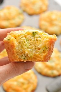 These broccoli cheddar muffins are SO GOOD and so simple to make! Loaded with healthy ingredients they're really filling, and so delicious! Eat these healthy muffins for lunch with your favouite soup, or on their own as an afternoon snack or even a filling breakfast on the go. With hidden broccoli and lots of cheese they're great for picky eaters and toddlers!