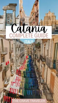 Explore Catania, Sicily, a city rich in history and culture. With its mild Mediterranean climate and stunning views of Mt. Etna, Catania offers an array of activities that can satisfy all travelers. Whether you’re looking to stay in the city and enjoy its many attractions, venture outside to explore the nearby towns, or just relax in the sun, there is something for everyone. | what to do in catania | catania day trips | #visititaly #cataniasicily #visitsicily #italytravel #italia