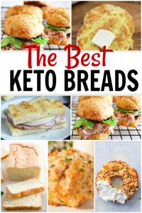 Are you doing Keto but miss bread? We have the best Keto Bread Recipes. From rolls and bagels to biscuits and more, we have the most delicious keto recipes. #onecrazymom #keto #ketobread #ketobreadrecipes #ketobreadloaf #ketobreadsticks #ketobagels #ketorolls #ketobiscuits