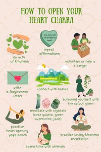 Nurture your heart chakra with simple yet powerful practices to invite more love, compassion, and joy into your life. Embrace these rituals to create space for healing, openness, and deeper connections with yourself and others. 💚✨