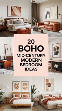 Discover how to blend boho and mid-century modern styles with these 13 chic bedroom ideas that exude both warmth and sophistication.