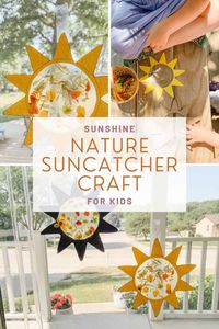 Sun Suncatcher Craft for Kids - Fox Farm Home