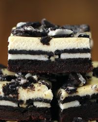 Cookies And Cream Brownie Cheesecake Bars