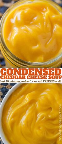 Cheddar Cheese Soup (Condensed) - Dinner, then Dessert