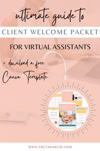 Create a ‘wow’ client experience right off the start of your working relationship with a client onboarding packet. Learn what you should include in your client welcome packet to new clients as a virtual assistant or service provider and grab a FREE editable Client Guide Canva template! I Client management tips I