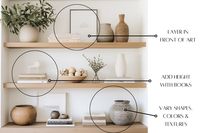 Simple tips to teach you how to style a bookcase in your own home with your favorite decor items