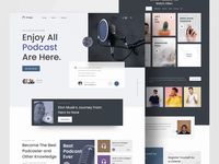 Krungu - Podcast Platform Landing Page by Muhammad Sultan for One Week Wonders on Dribbble